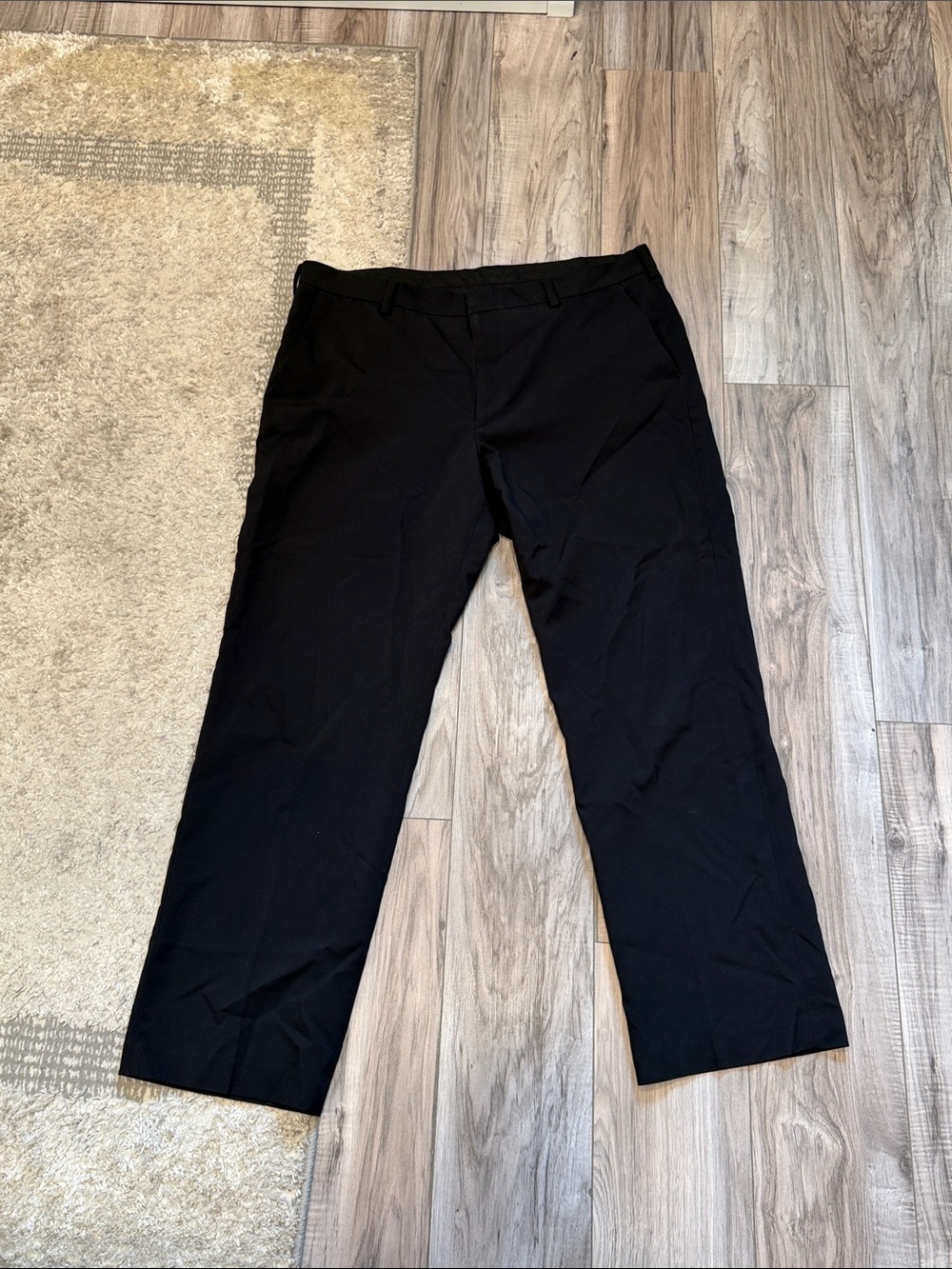 Van Heusen Studio Men's Black Dress Trousers